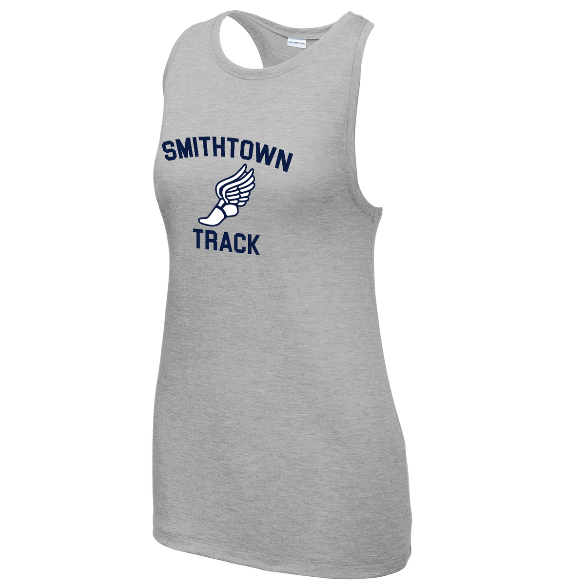 Smithtown Track Women's Tri-Blend Wicking Racerback