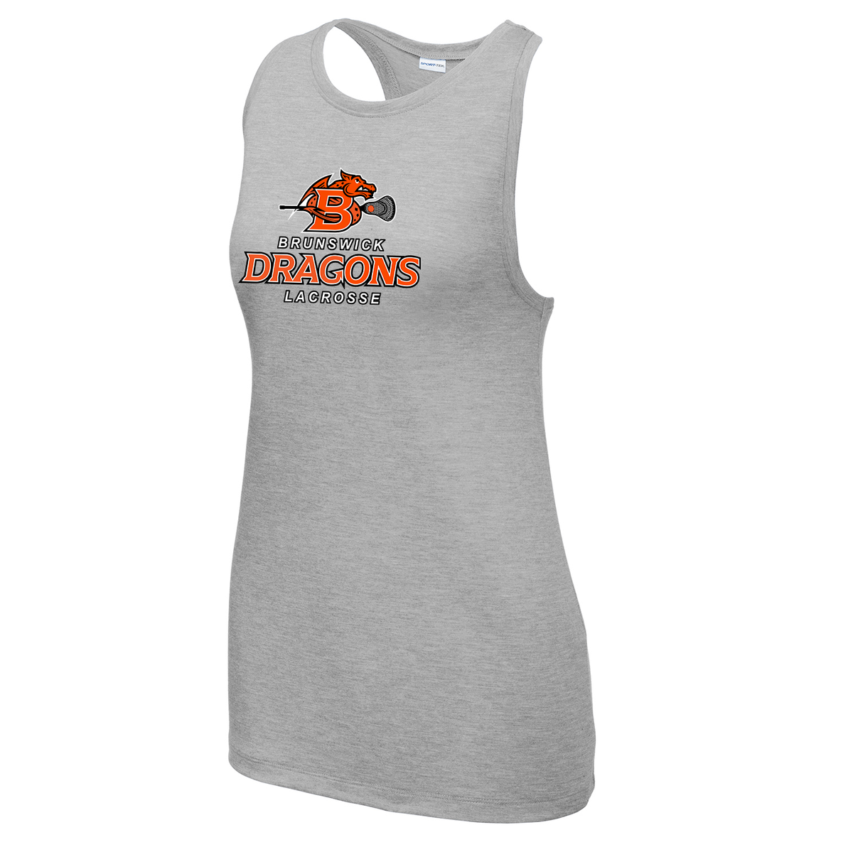 Brunswick Dragons Lacrosse Women's Tri-Blend Wicking Racerback