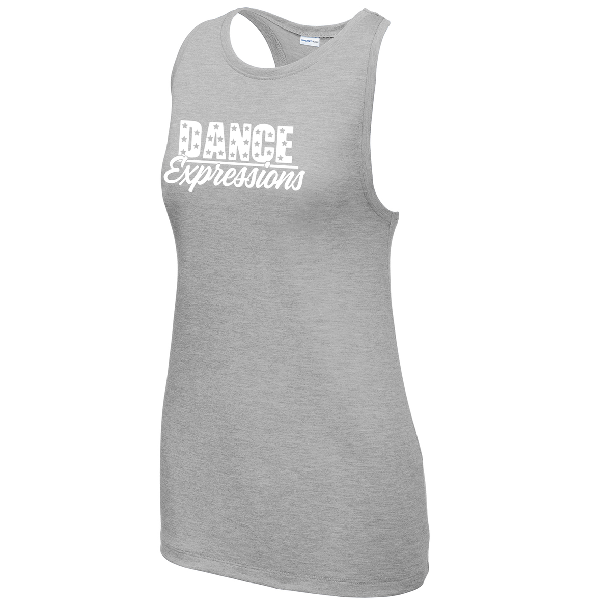 Dance Expressions Women's Tri-Blend Wicking Racerback