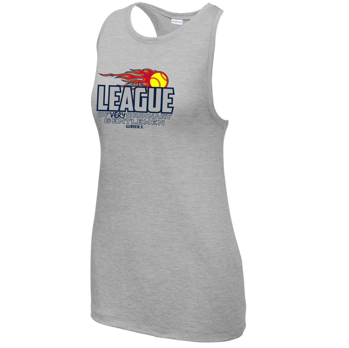 League of Very Ordinary Gentlemen Women's Tri-Blend Wicking Racerback