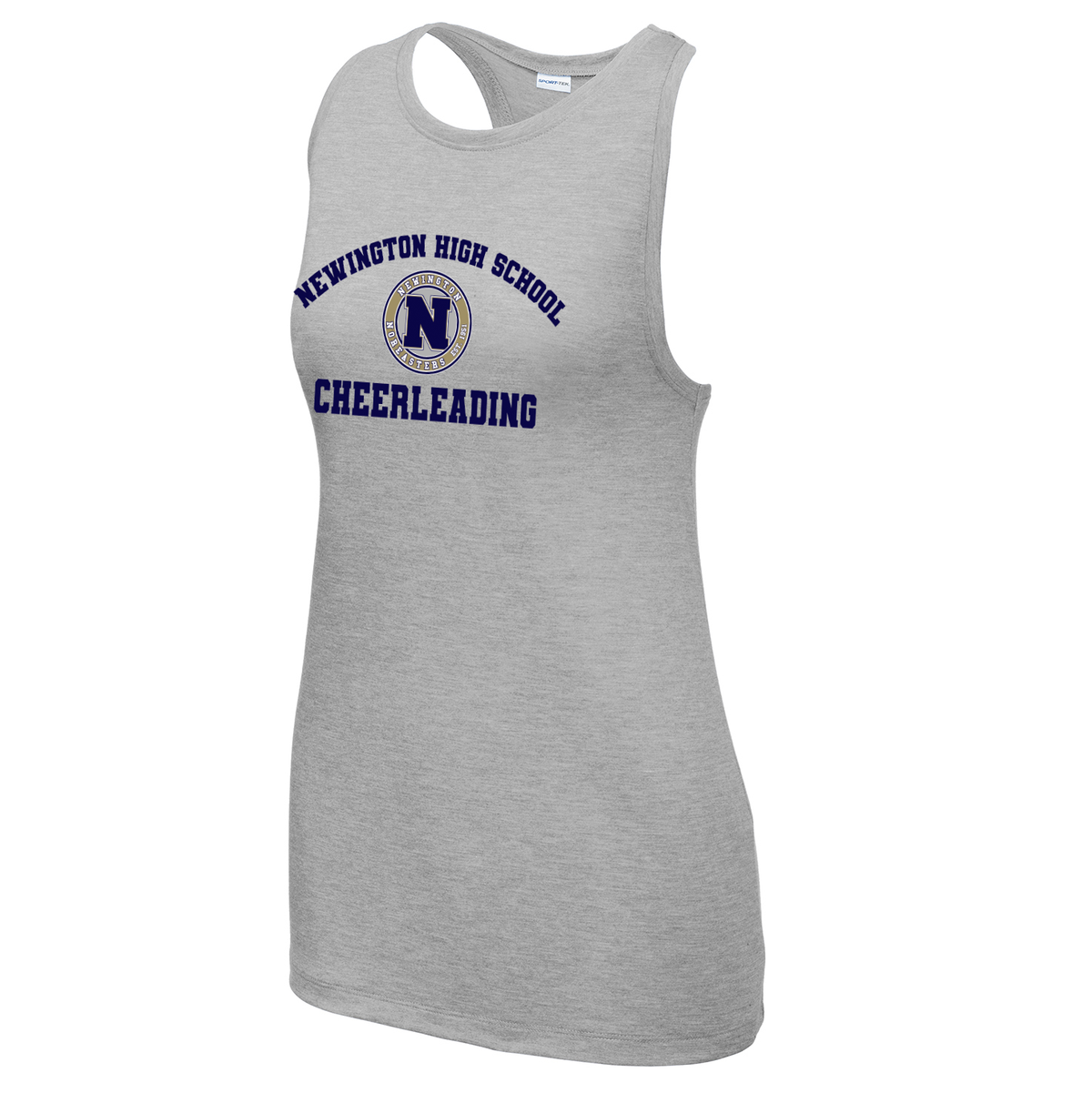 Newington HS Cheer Women's Tri-Blend Wicking Racerback