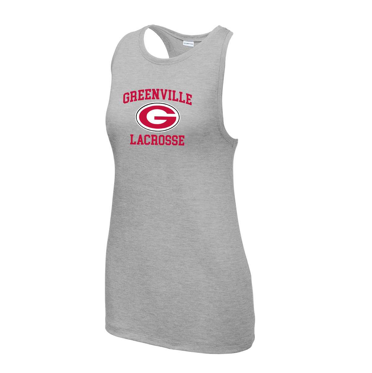 Greenville Lacrosse Women's Tri-Blend Wicking Racerback