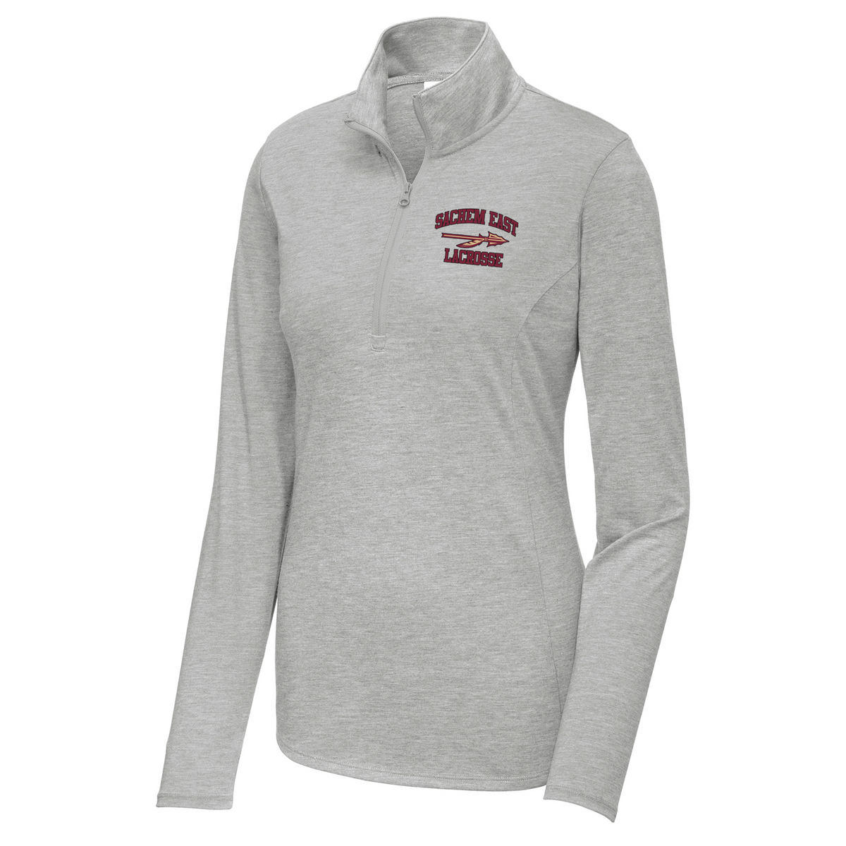 Sachem East Lacrosse Women's Tri-Blend Quarter Zip