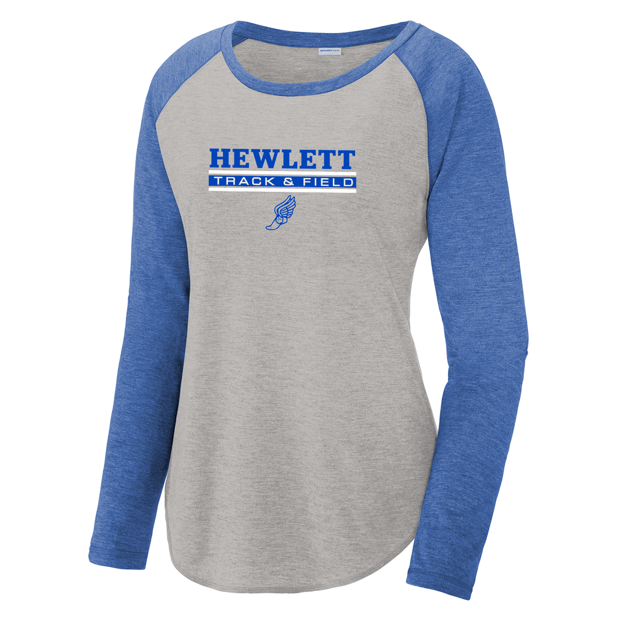 Hewlett Track & Field Women's Raglan Long Sleeve CottonTouch