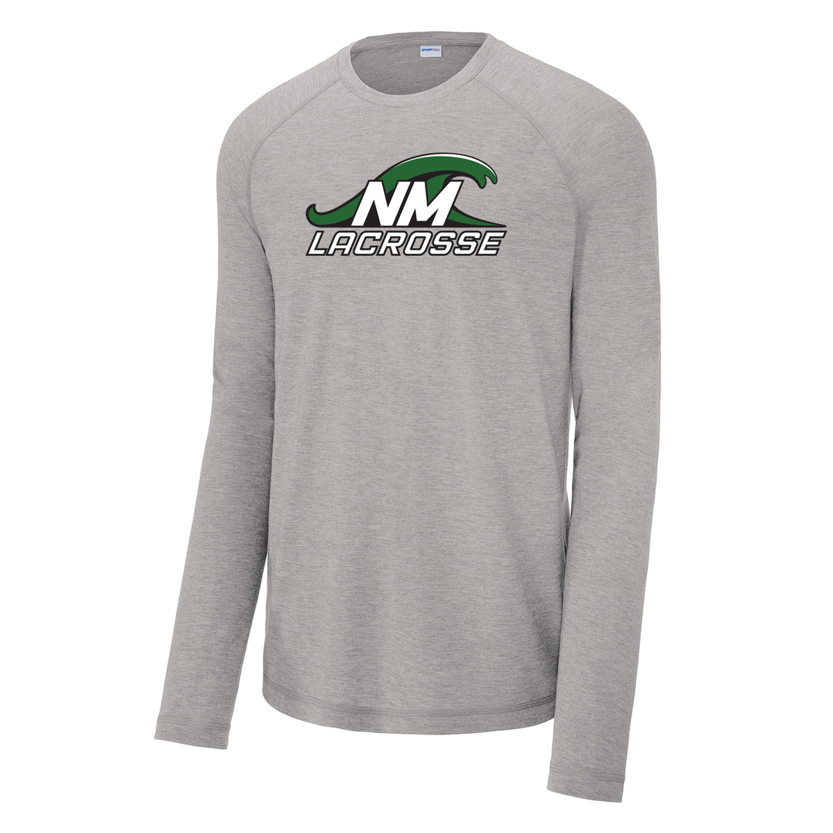 New Milford Youth Lacrosse Long Sleeve Raglan CottonTouch