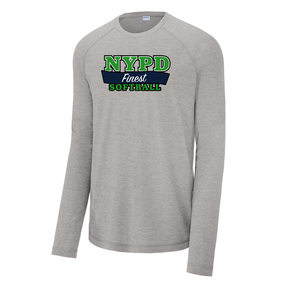 NYPD Softball Long Sleeve Raglan CottonTouch