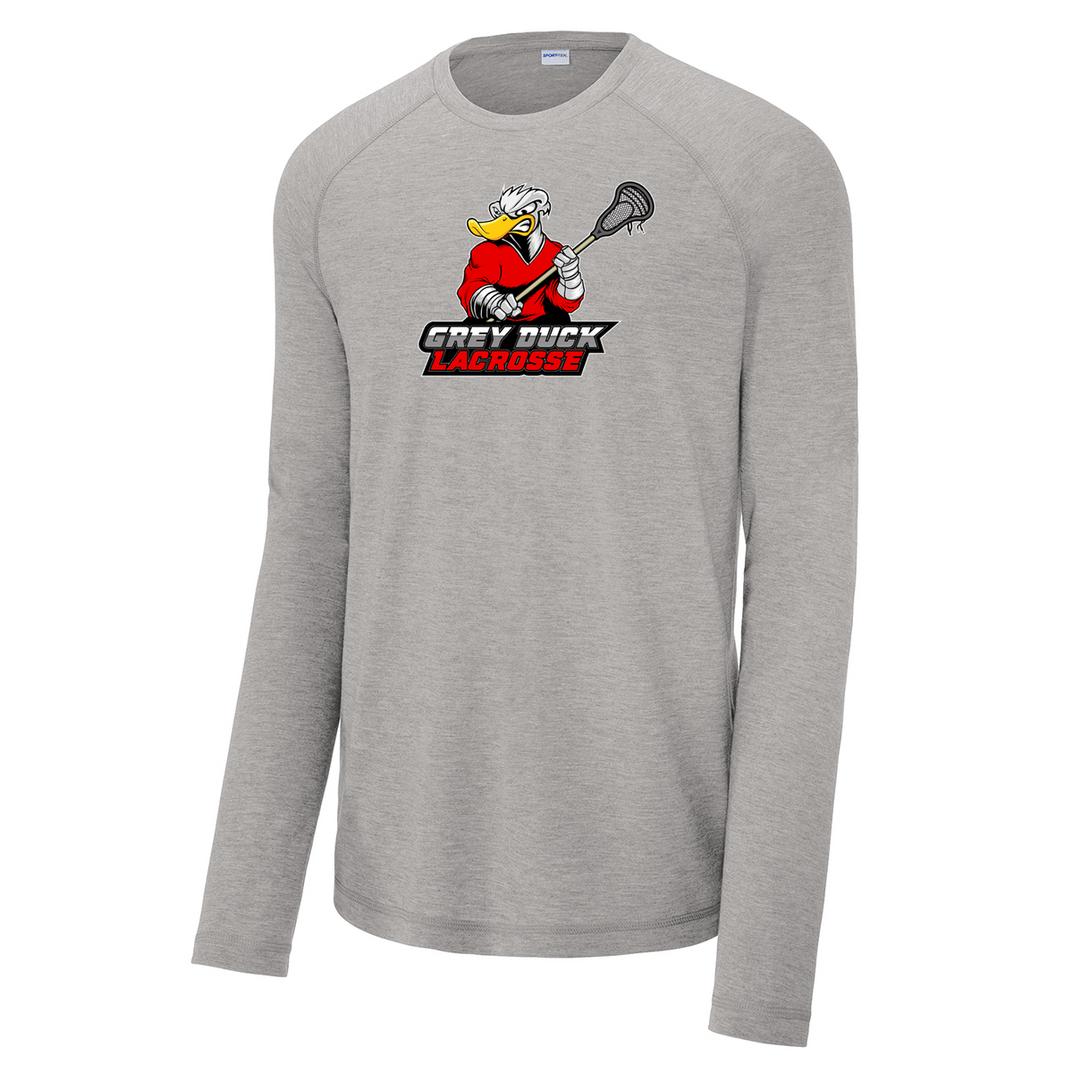 Grey Duck Lacrosse Long Sleeve Raglan CottonTouch