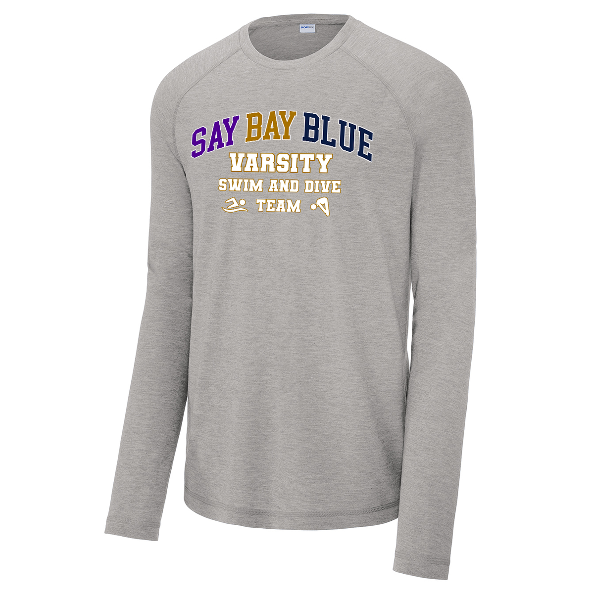 SayBayBlue Swim Long Sleeve Raglan CottonTouch