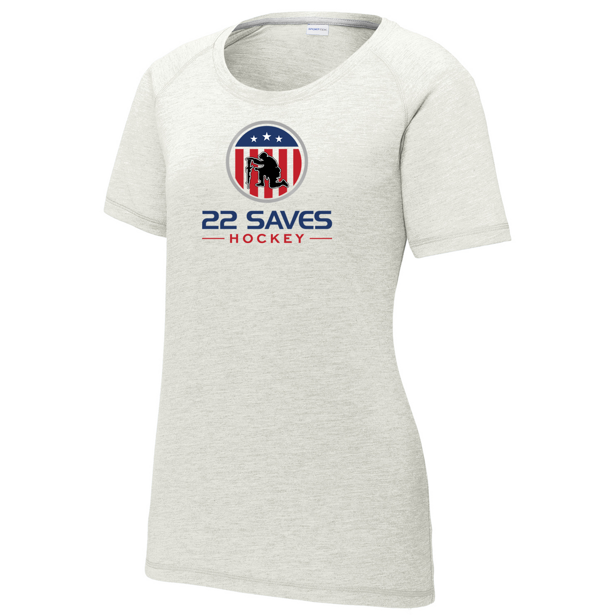 22 Saves Hockey Women's Raglan CottonTouch