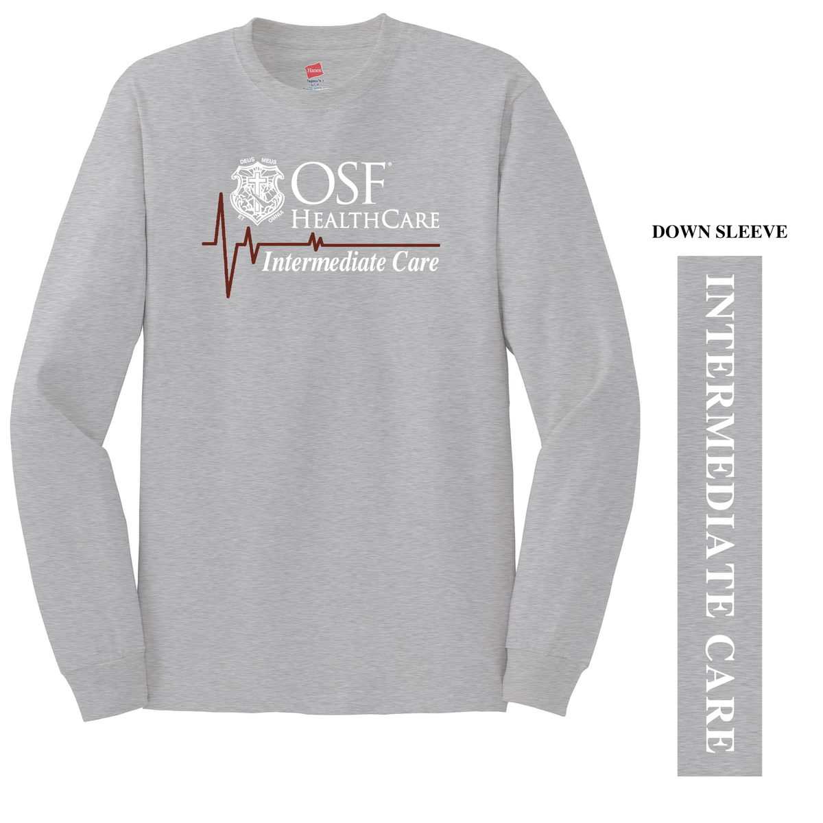 OSF Healthcare IMCU Cotton Long Sleeve