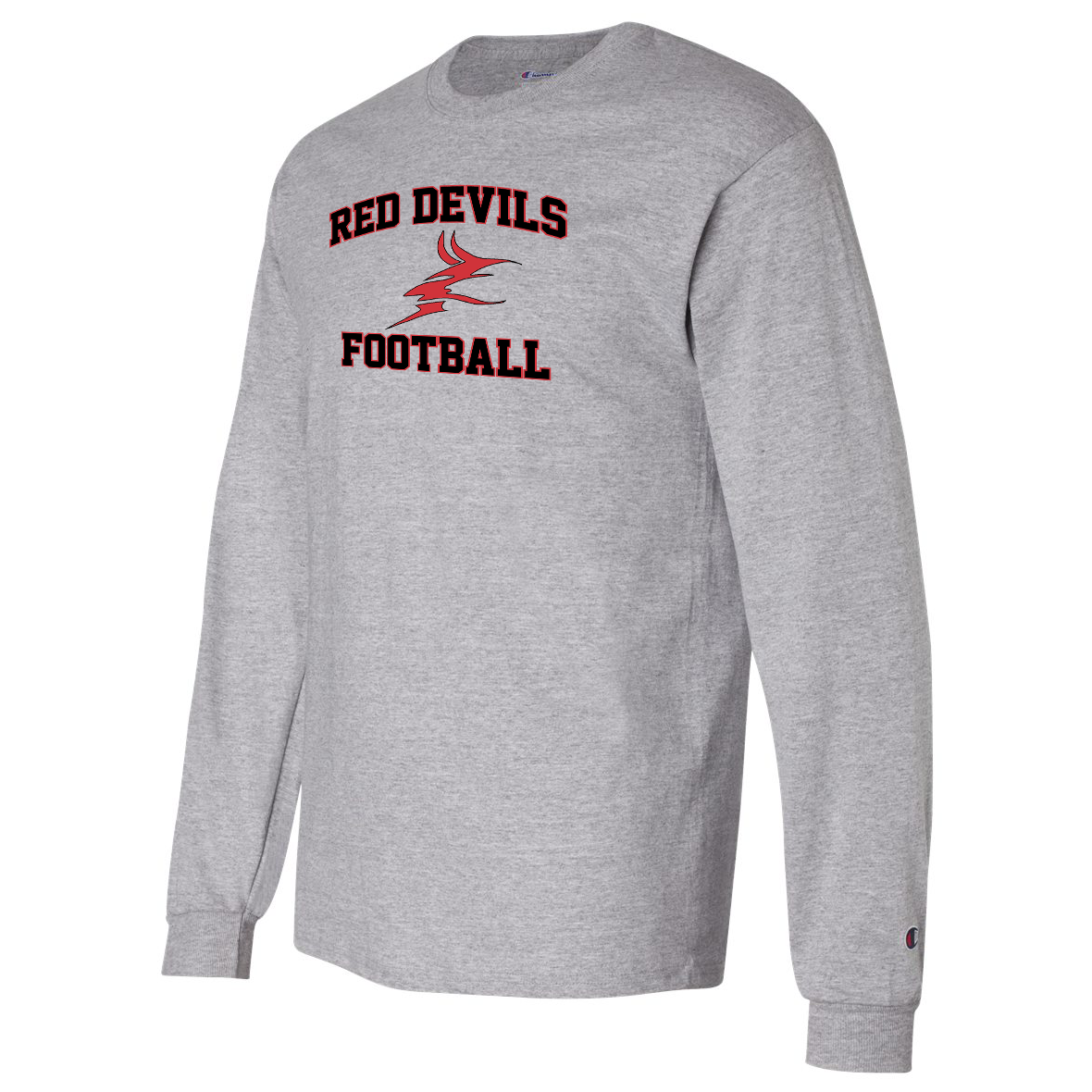 Red Devils Football  Champion Long Sleeve T-Shirt