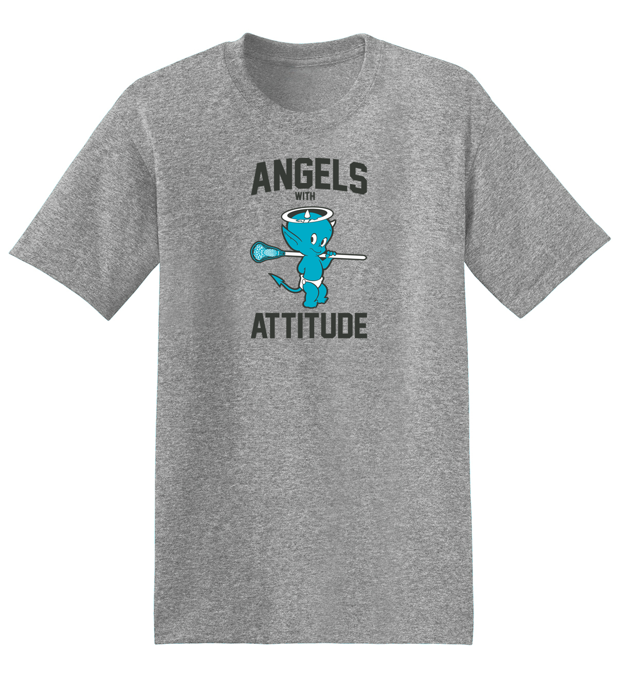 Angels With Attitude Grey T-Shirt