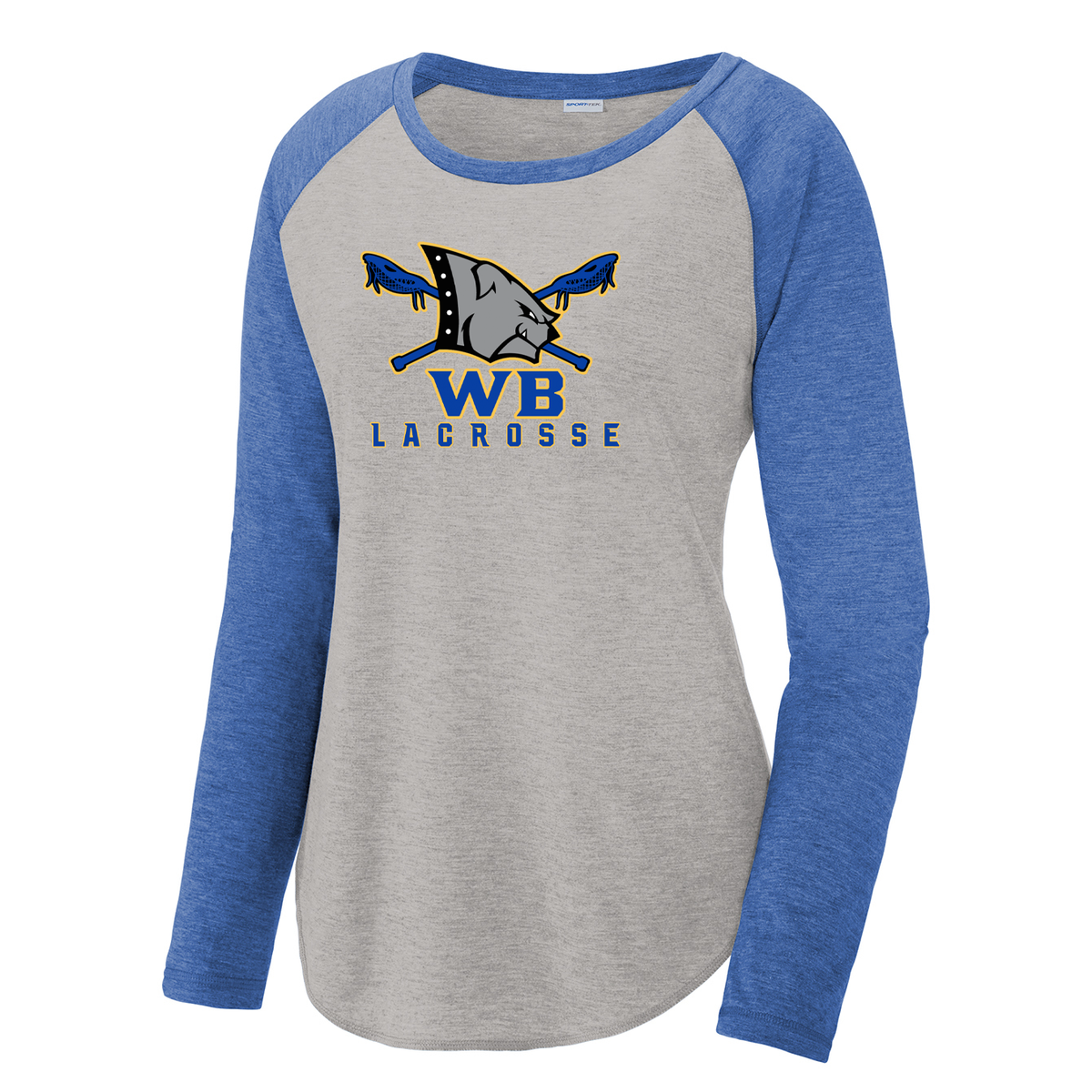 WB Bulldogs Lacrosse Women's Raglan Long Sleeve CottonTouch