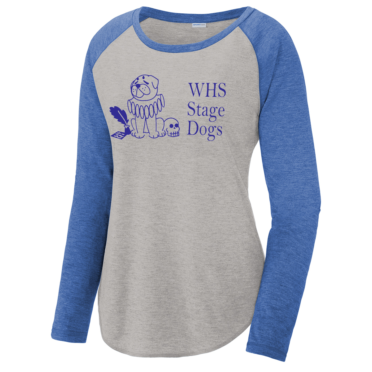 Westerly HS Drama Club Women's Raglan Long Sleeve CottonTouch