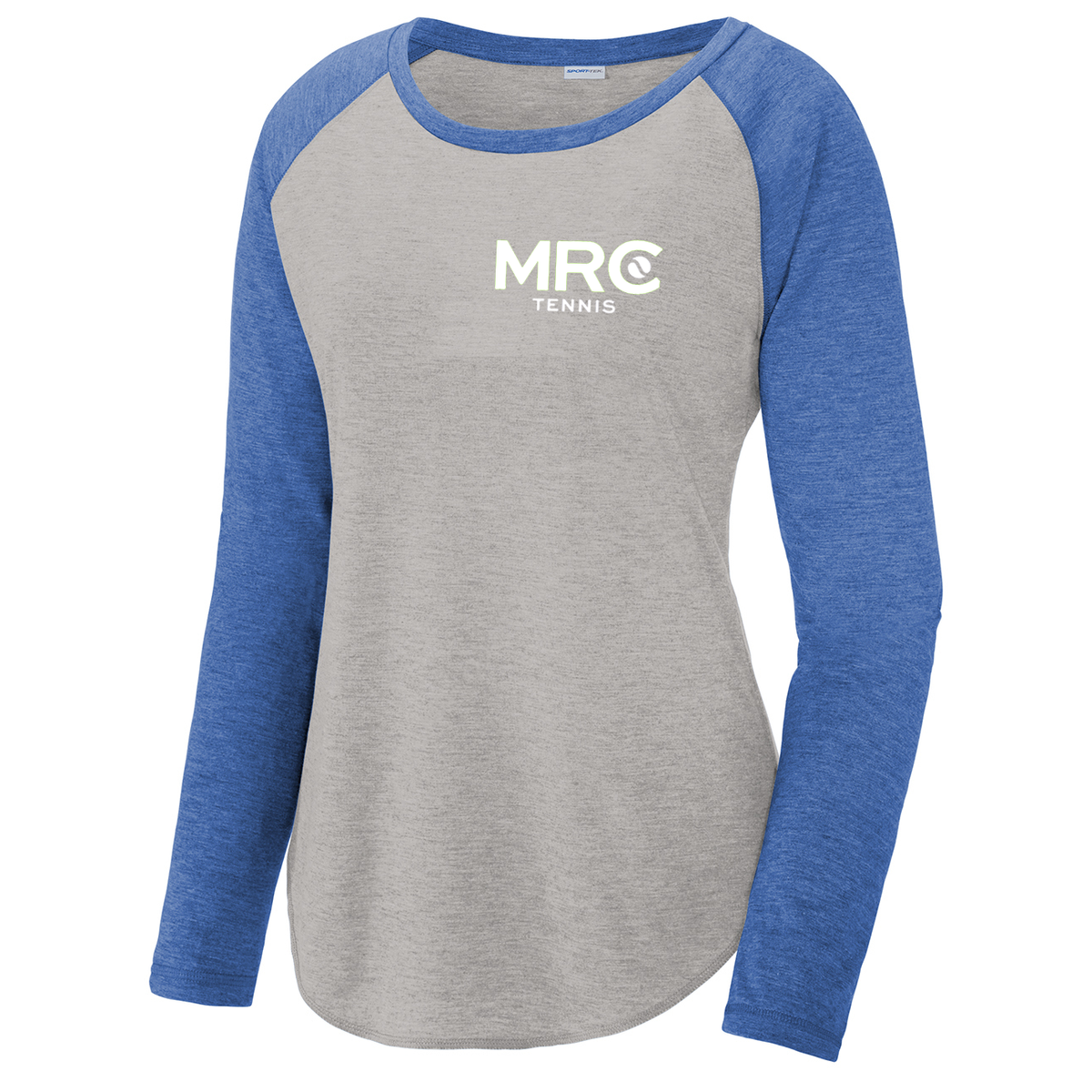 Middlebury Racquet Club Women's Raglan Long Sleeve CottonTouch