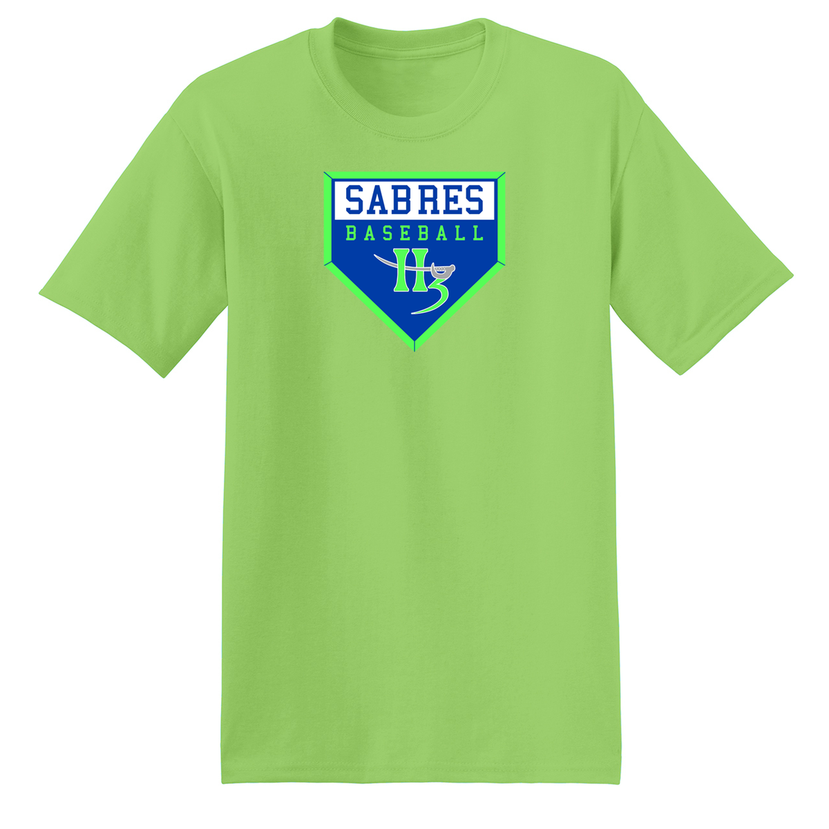 H3 Sabres Baseball T-Shirt