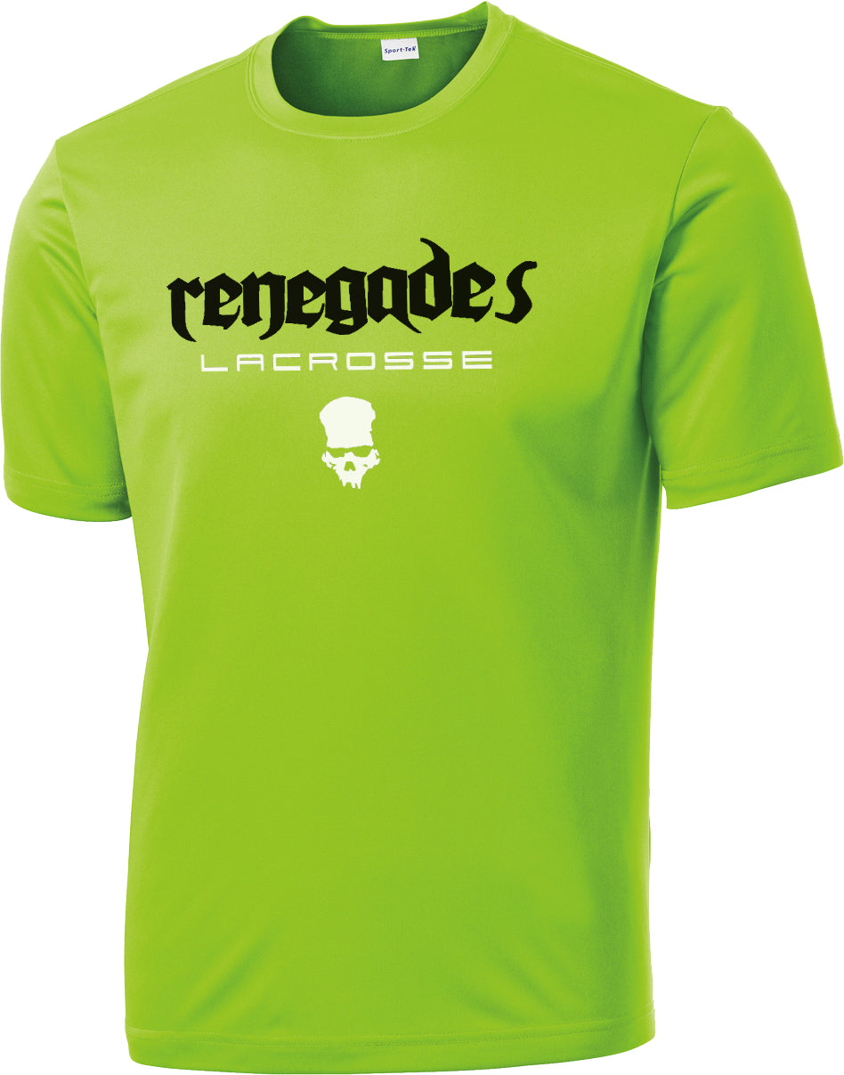 Renegades Lacrosse Lime Shock Performance T-Shirt