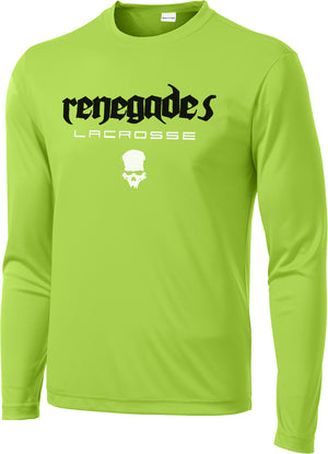 Renegades Lacrosse Line Shock Long Sleeve Performance Shirt