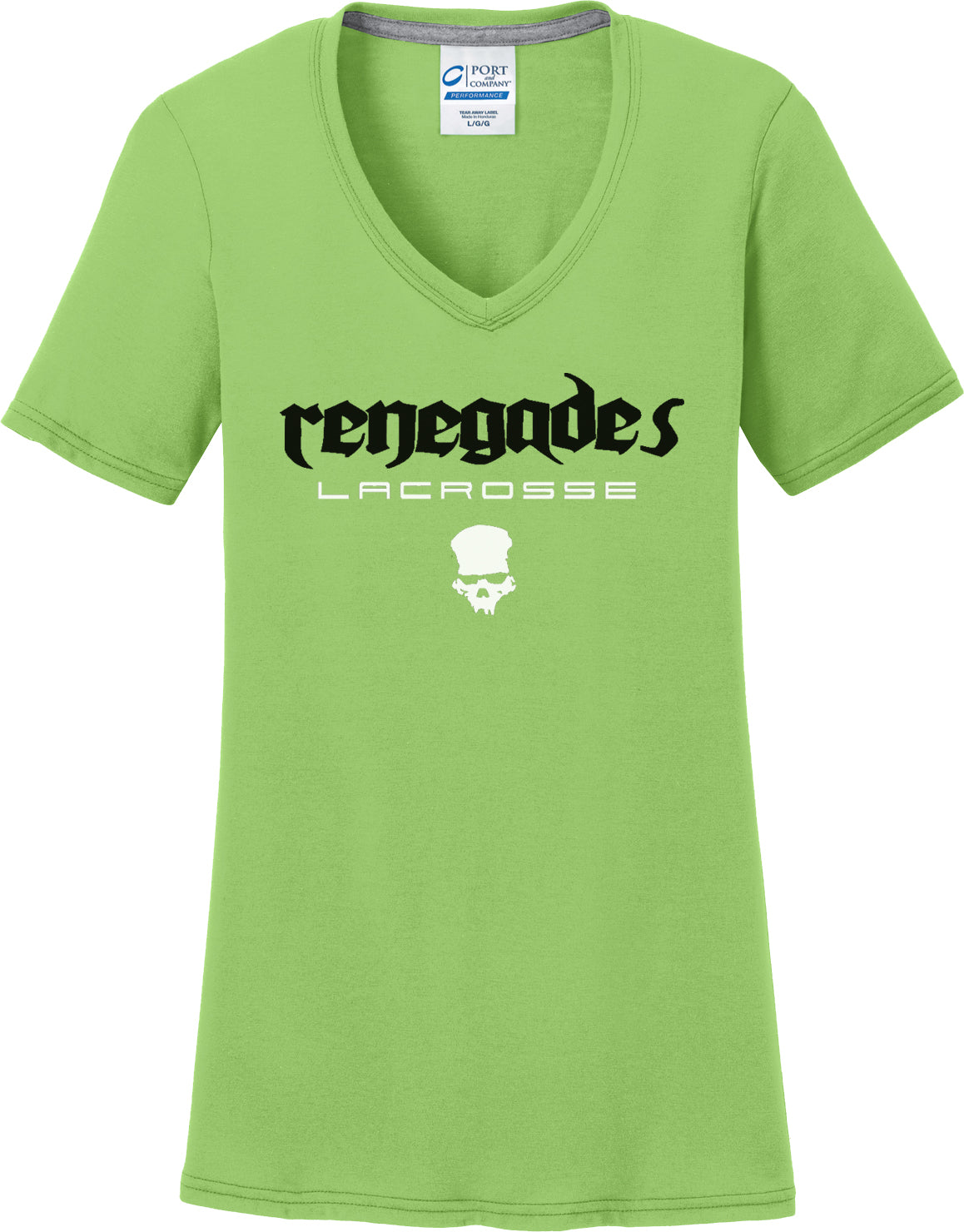 Renegades Lacrosse Lime Women's T-Shirt