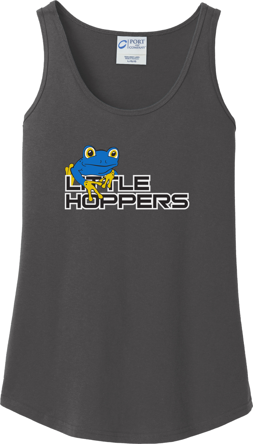 Little Hoppers Lacrosse Women's Charcoal Tank Top