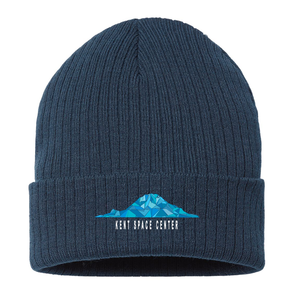 Boeing Kent Space Center Atlantis Headwear Rib Knit Beanie (Mountain Logo)