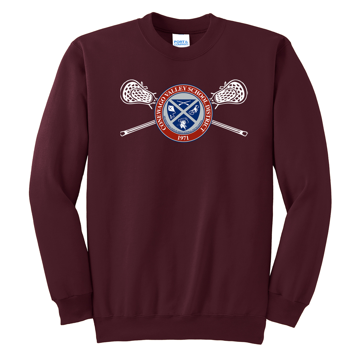 New Oxford HS Lacrosse Crew Neck Sweater