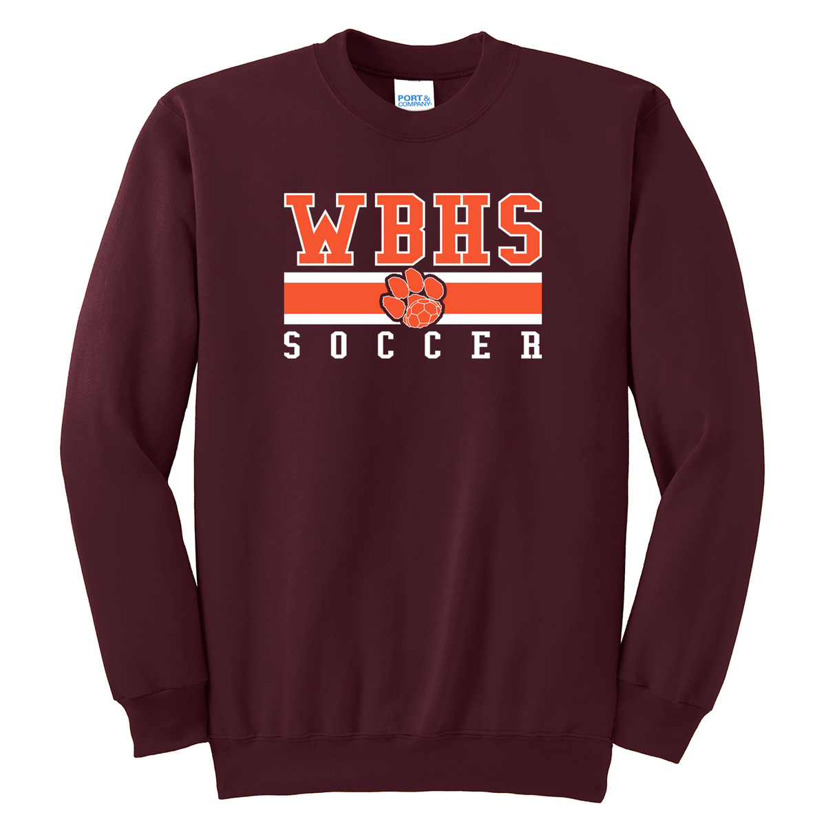 WBHS Boys Soccer Crew Neck Sweater