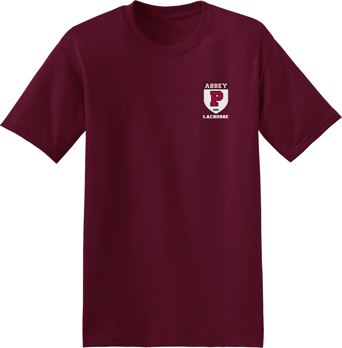 Portsmouth Lacrosse Maroon T-Shirt