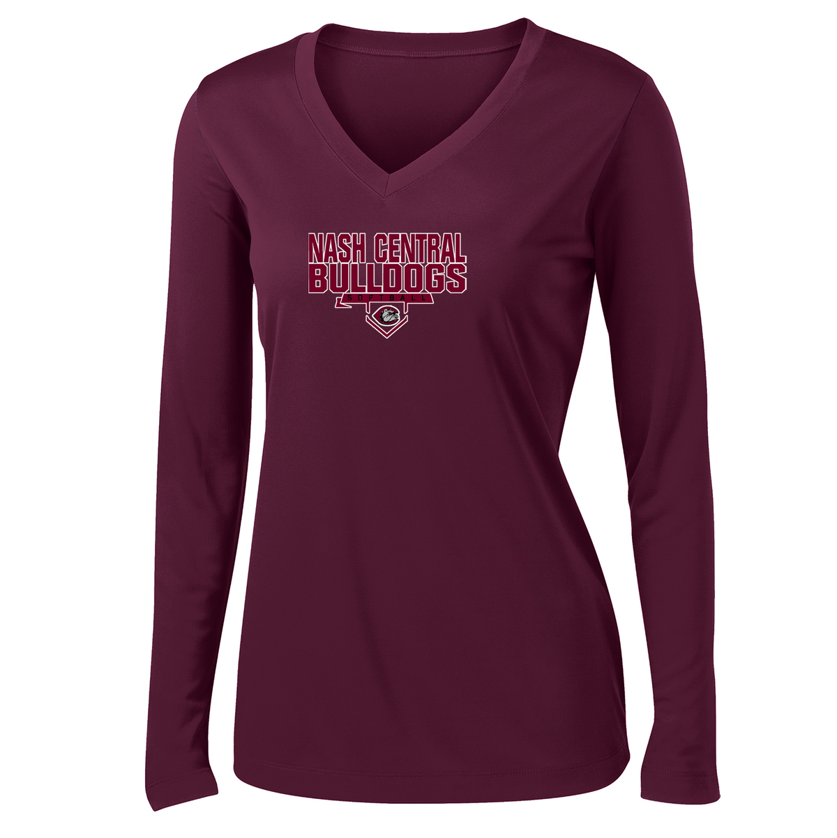 Nash Central HS Softball Women's Long Sleeve Performance Shirt