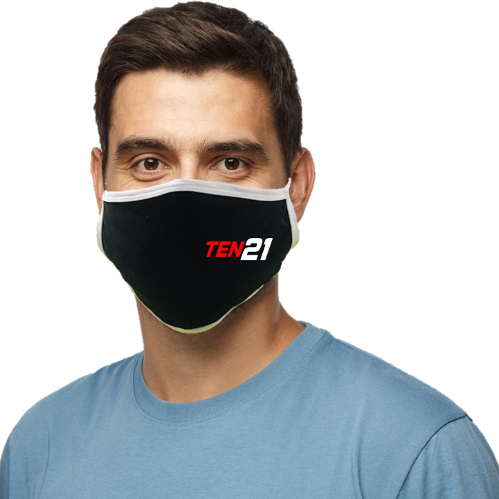 TEN21 Lacrosse Blatant Defender Face Mask - Black