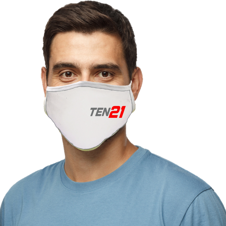TEN21 Lacrosse Blatant Defender Face Mask - White