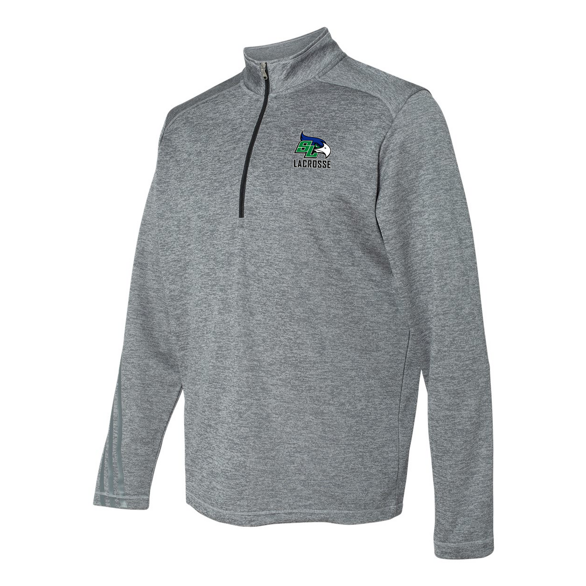 South Lakes Lacrosse Adidas Terry Heathered Quarter-Zip Pullover