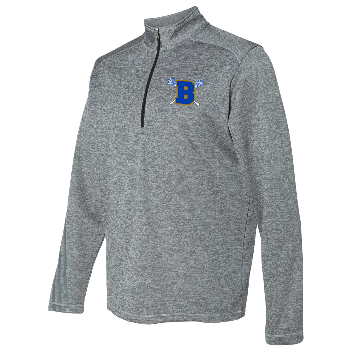 Brentwood Adidas Terry Heathered Quarter-Zip Pullover