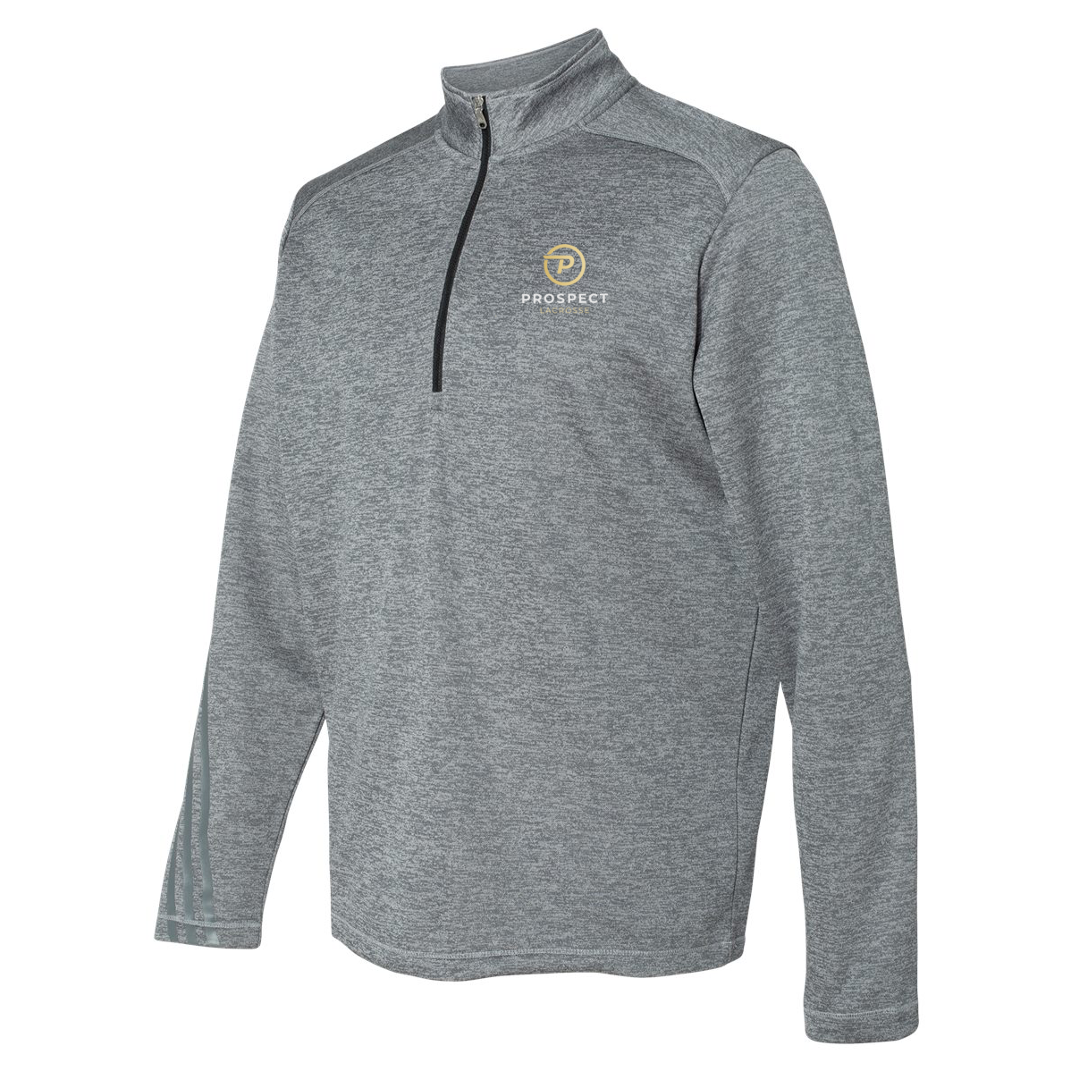 Prospect Lacrosse Adidas Terry Heathered Quarter-Zip Pullover