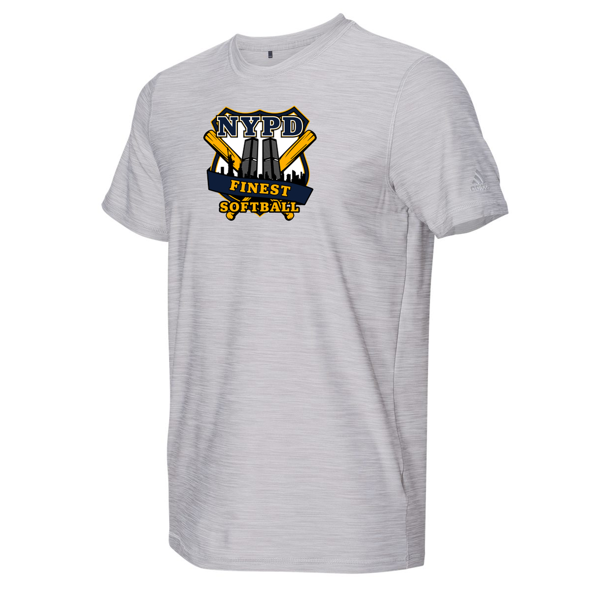 NYPD Softball  Adidas Melange Tech T-Shirt