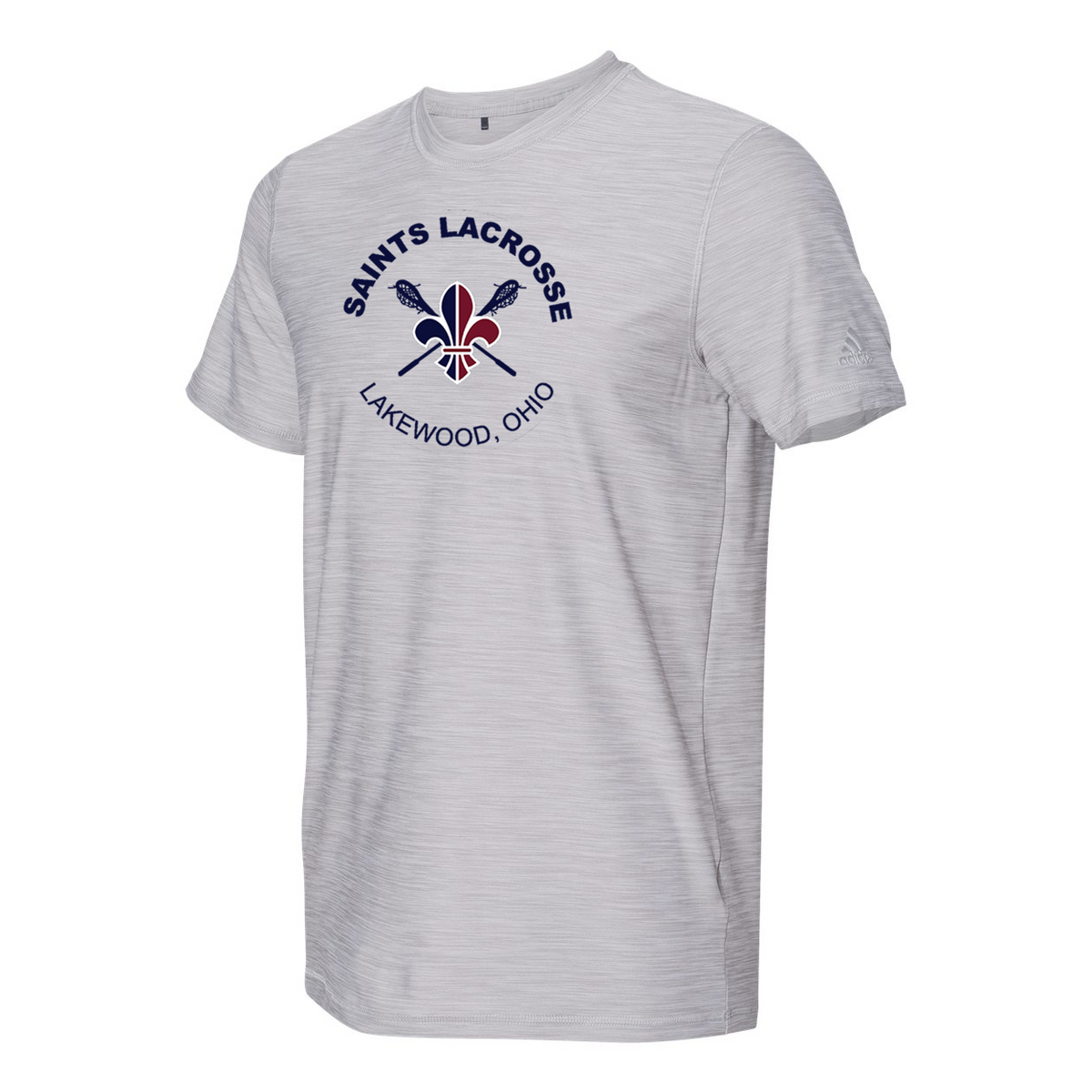 Lakewood Saints Lacrosse Adidas Melange Tech T-Shirt
