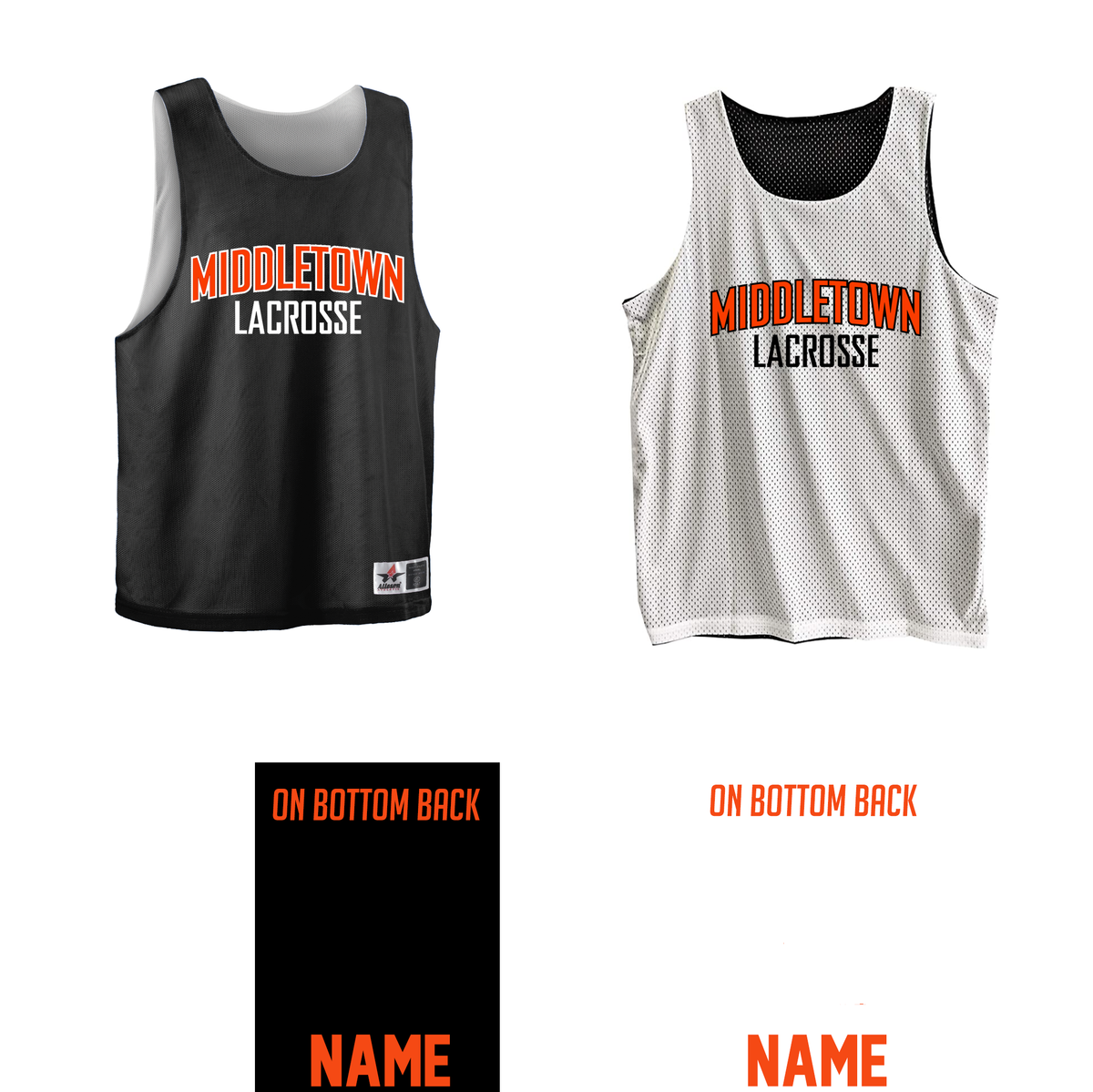 Middletown Lacrosse GIRLS Practice Racerback Pinnie