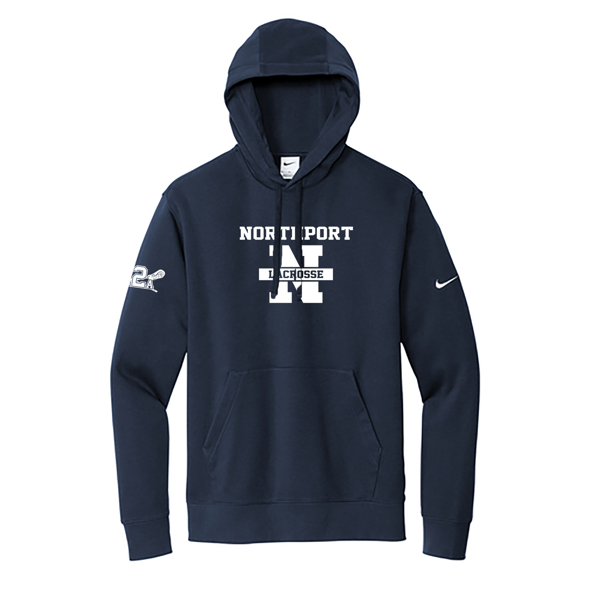 Northport High School Lacrosse Nike Fleece Swoosh Hoodie