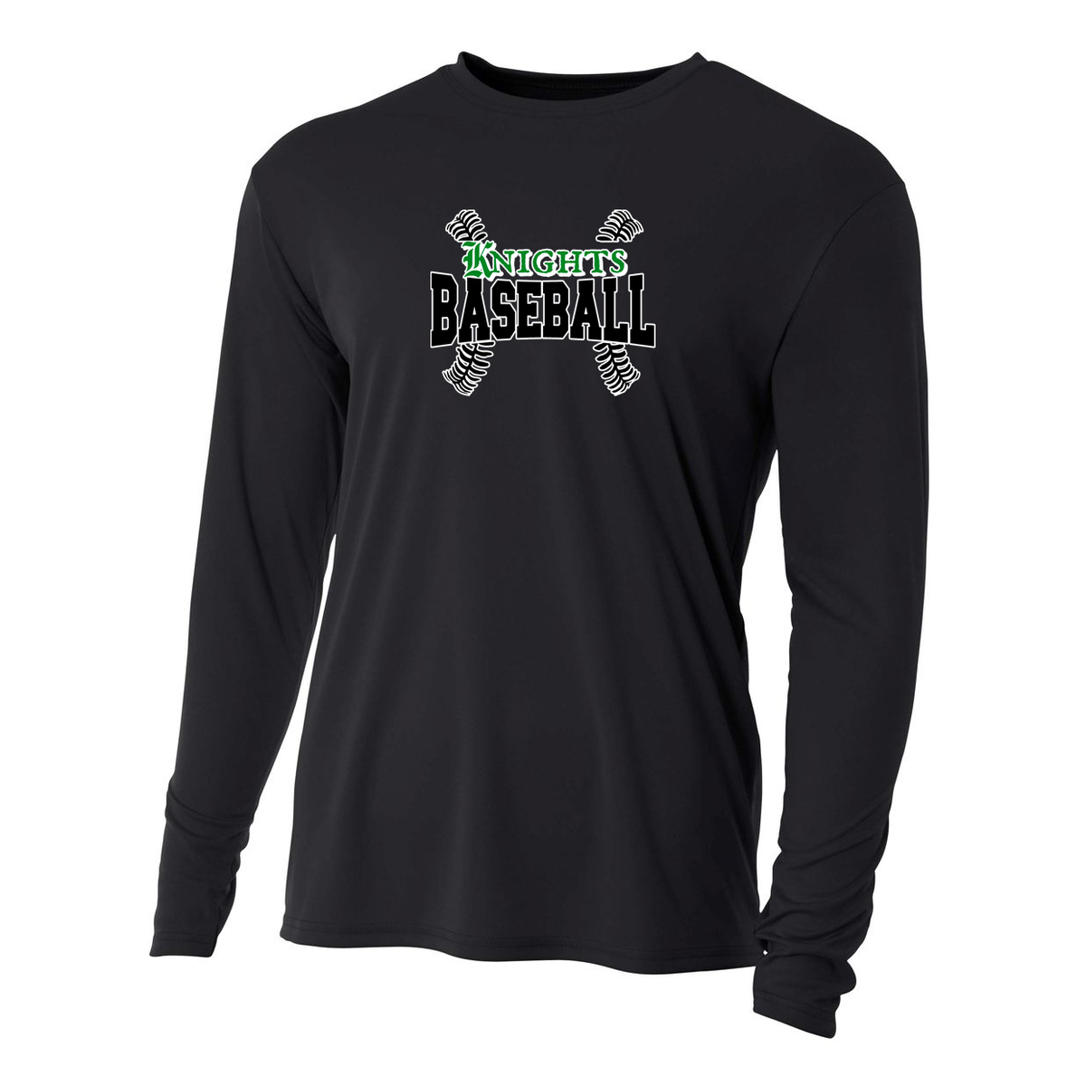 Knights Baseball Cooling Performance Long Sleeve Crew