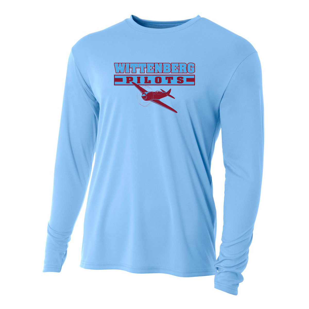 Wittenberg Pilots Baseball Cooling Performance Long Sleeve Crew