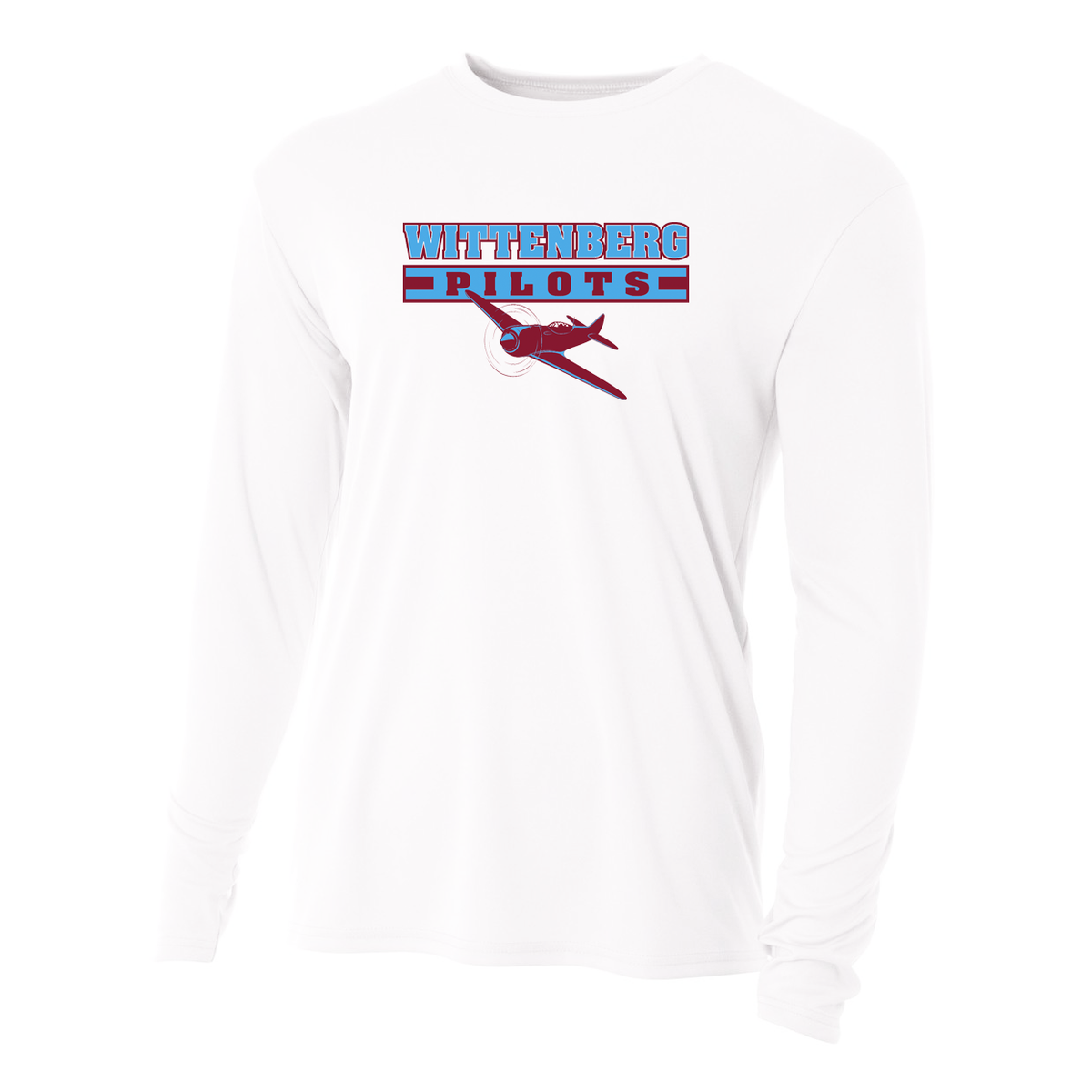 Wittenberg Pilots Baseball Cooling Performance Long Sleeve Crew