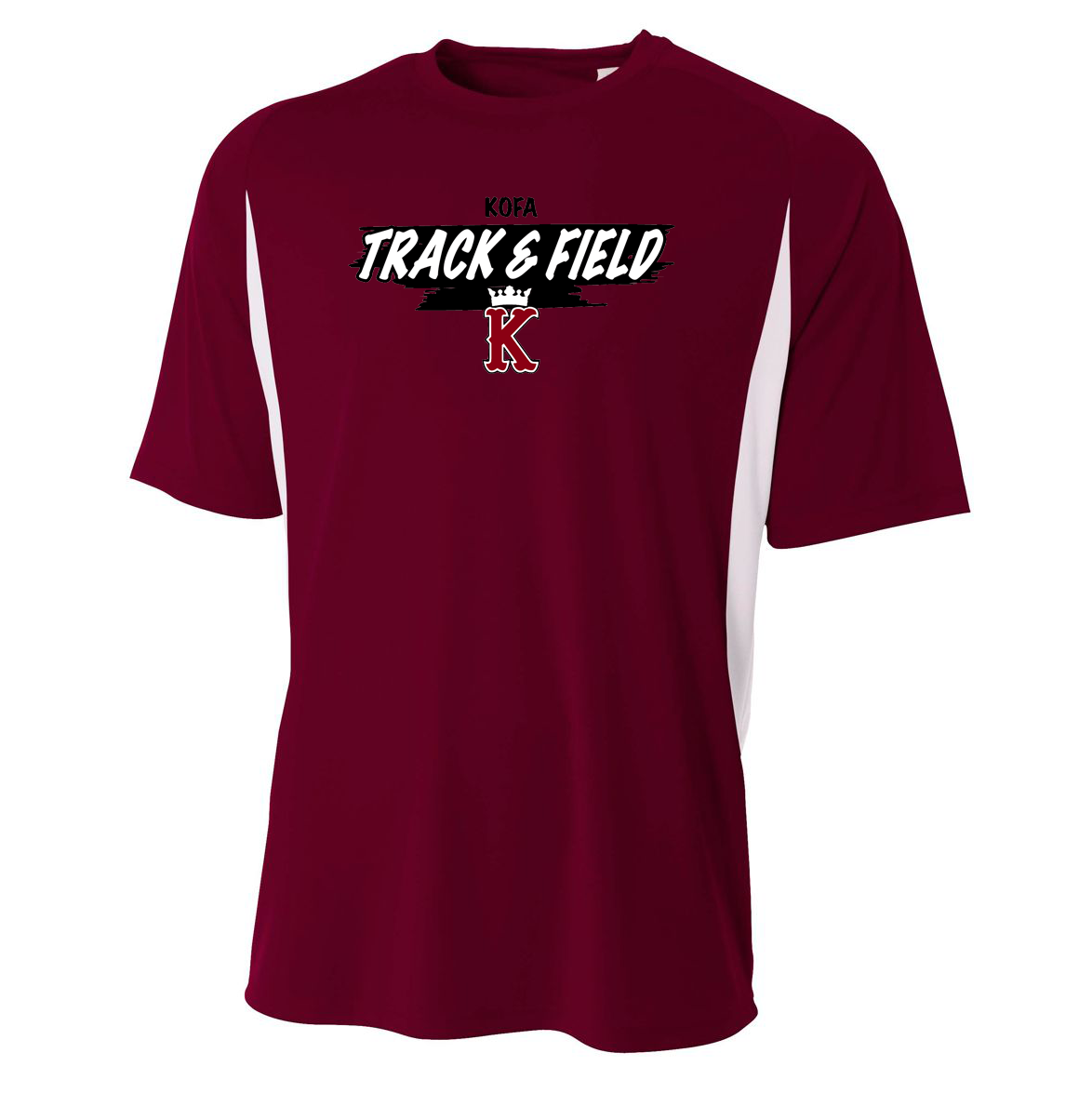 Kofa HS Track & Field Color Blocked Cooling Performance T-Shirt