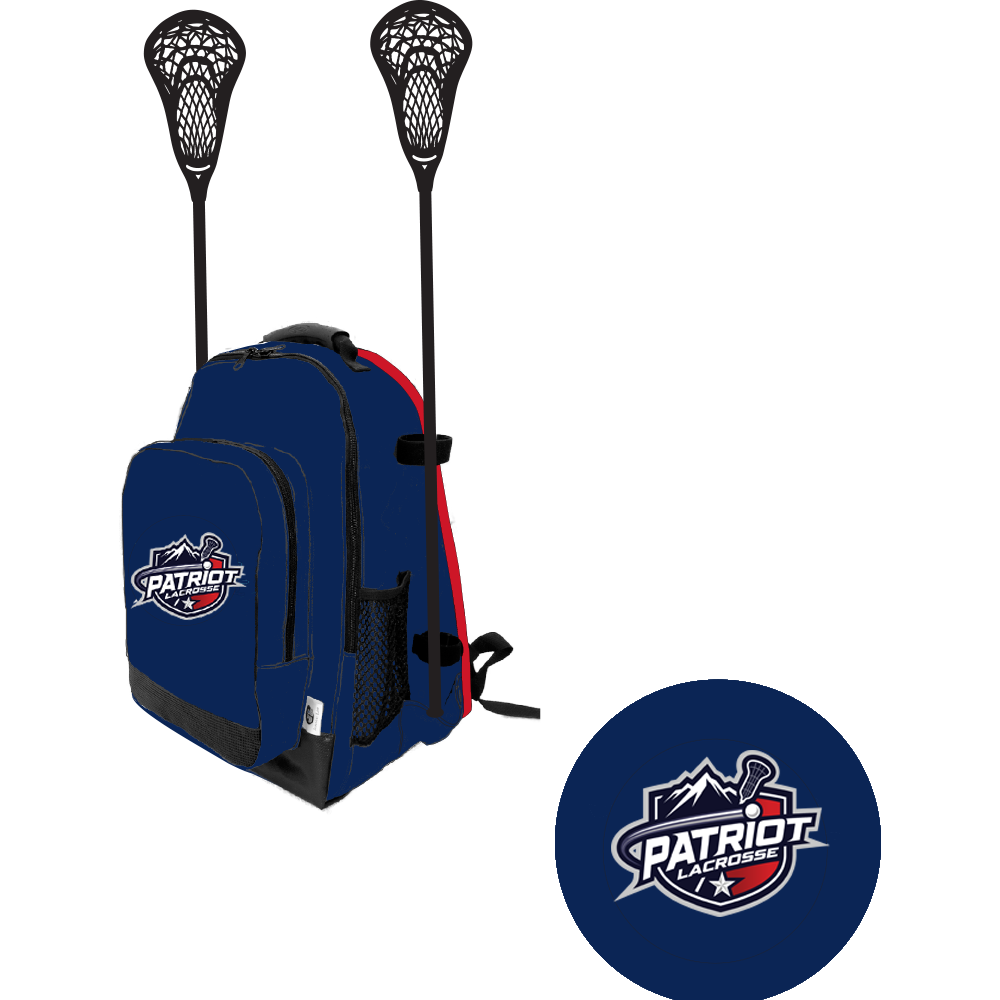 Patriot Lacrosse Side Stick Holder Small Backpack