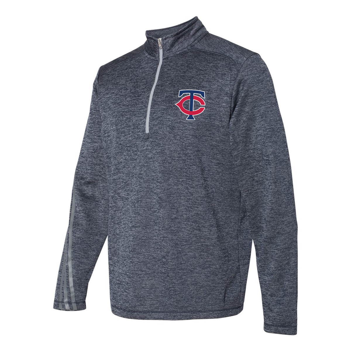 Tri-County Adidas Terry Heathered Quarter-Zip Pullover