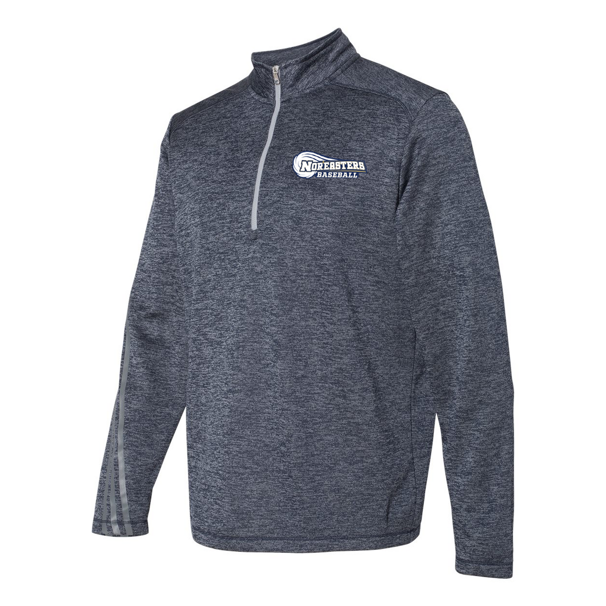 Newington HS Baseball Adidas Terry Heathered Quarter-Zip Pullover