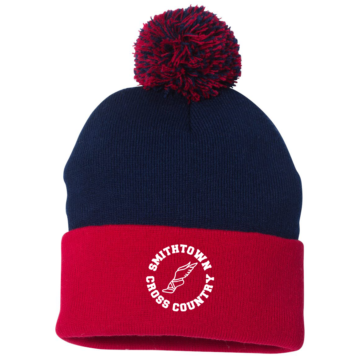 Smithtown Cross Country Sportsman Pom-Pom Beanie