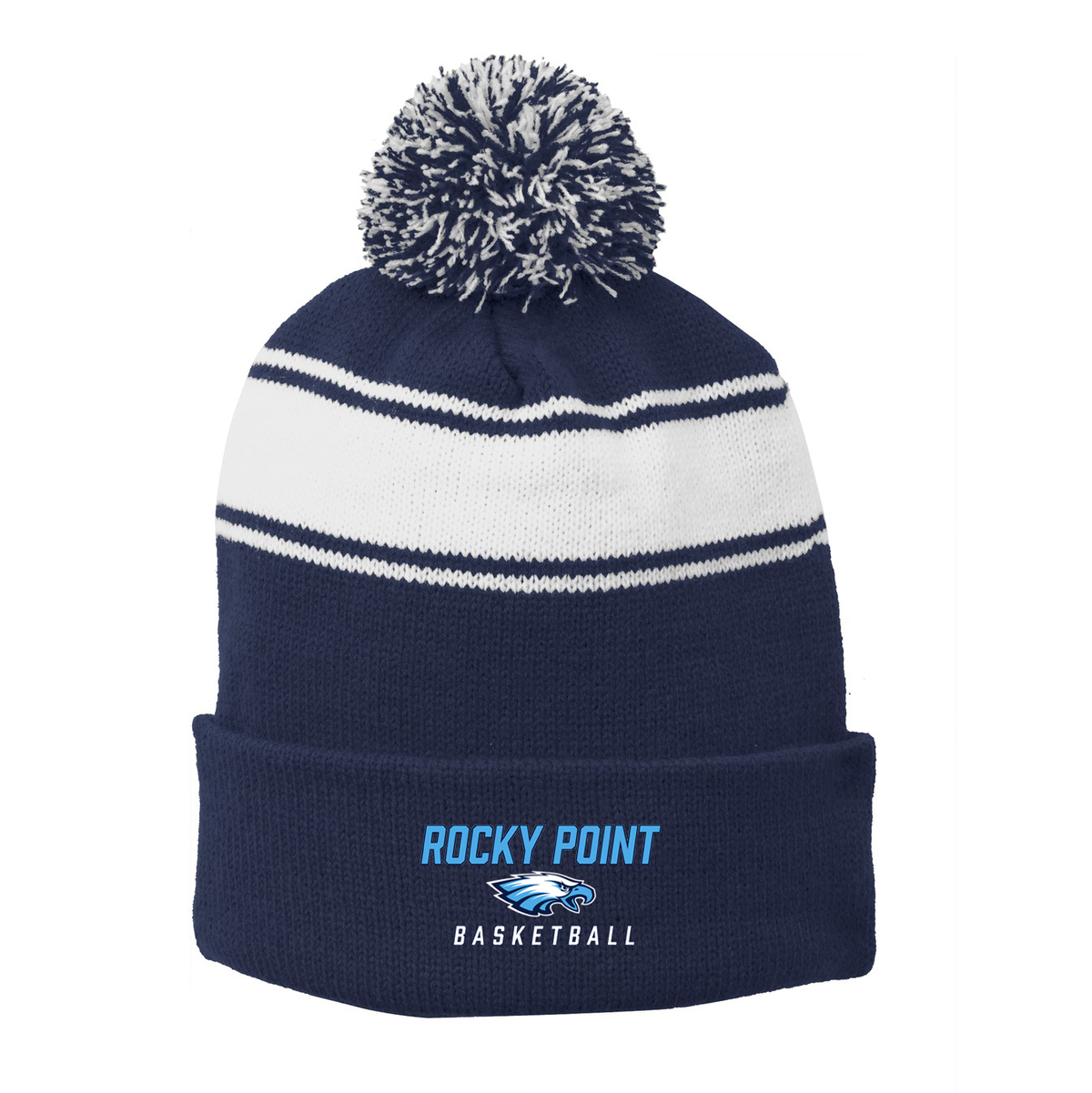 Rocky Point Varsity Basketball Pom Pom Beanie