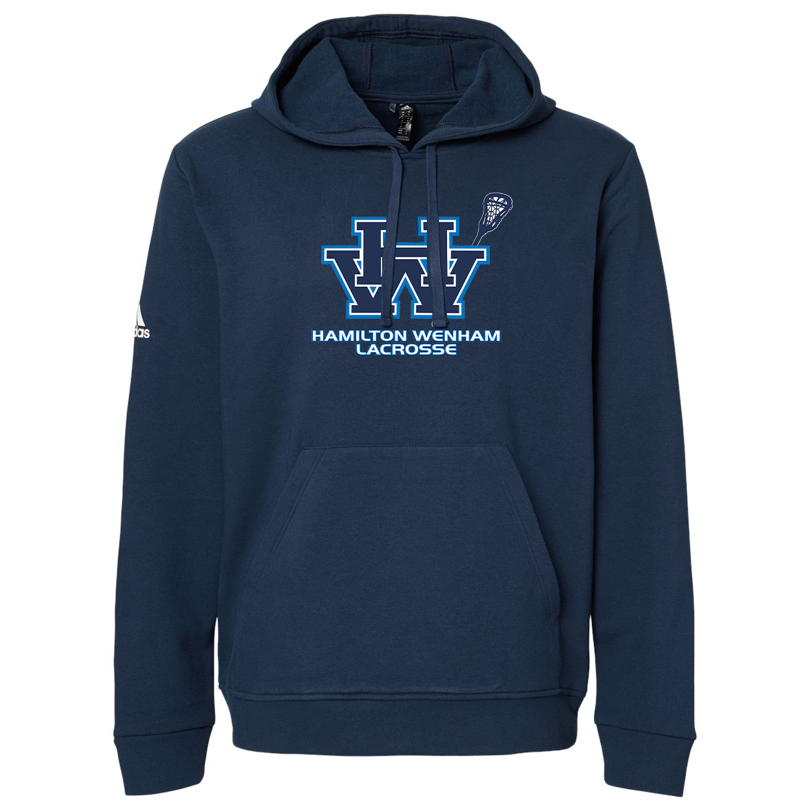 Hamilton Wenham Lacrosse Adidas Fleece Hooded Sweatshirt