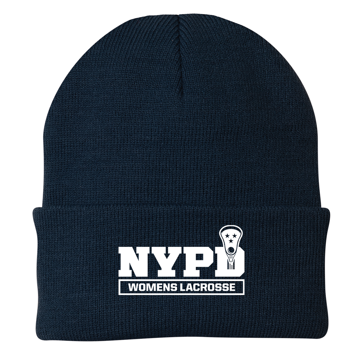 NYPD Womens Lacrosse Knit Beanie