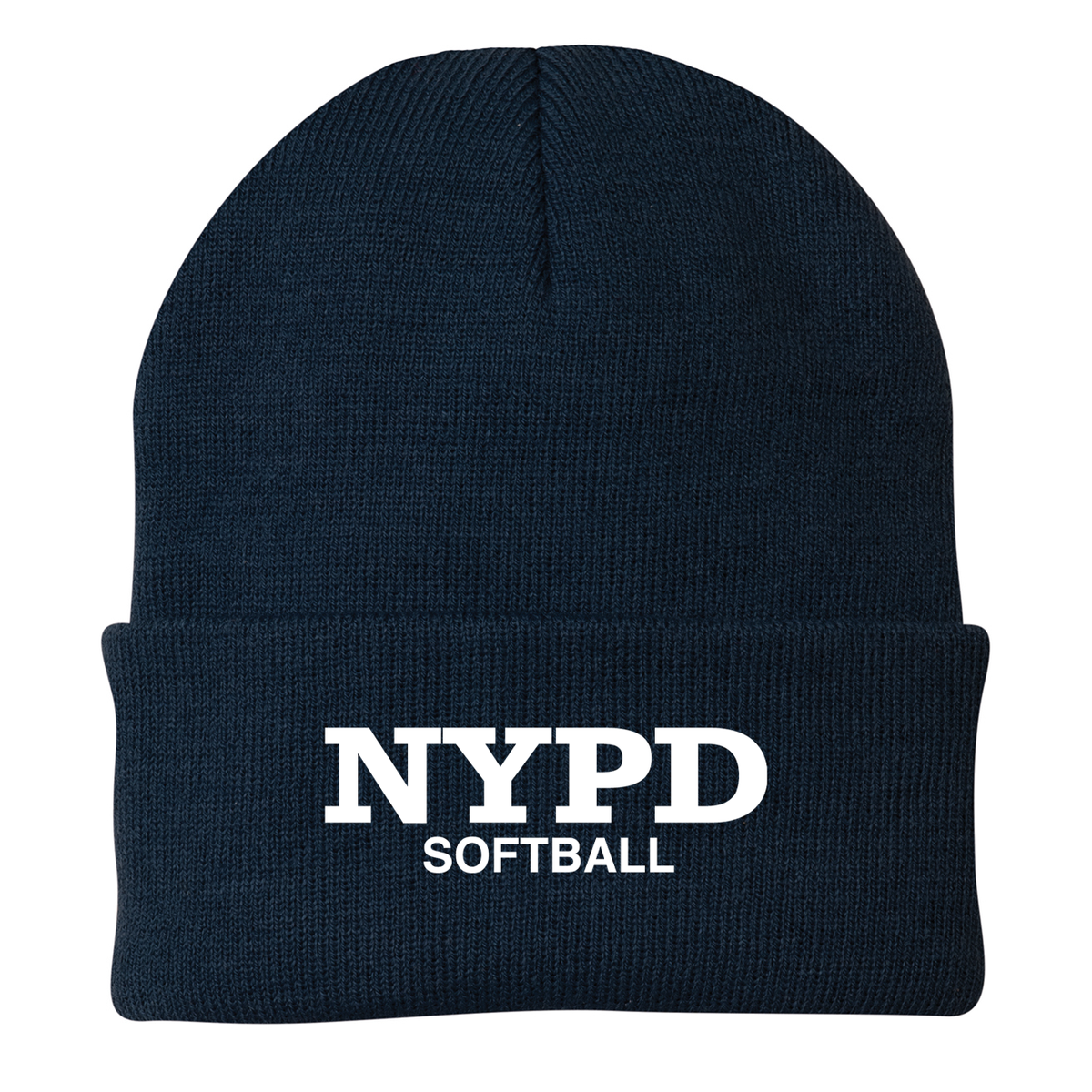 NYPD Softball Knit Beanie